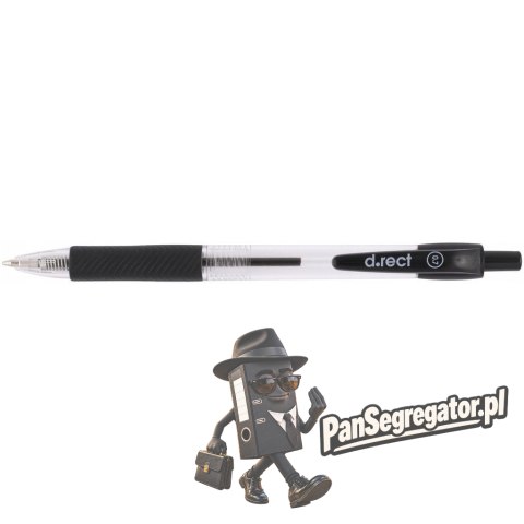Długopis automatyczny 294A czarny 101321 D.RECT