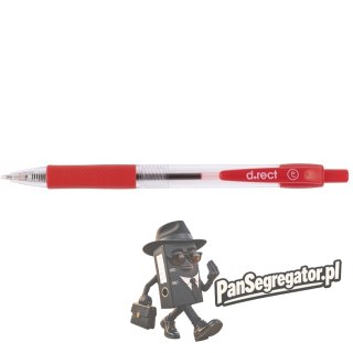 Długopis automatyczny 294A czerwony 101322 D.RECT