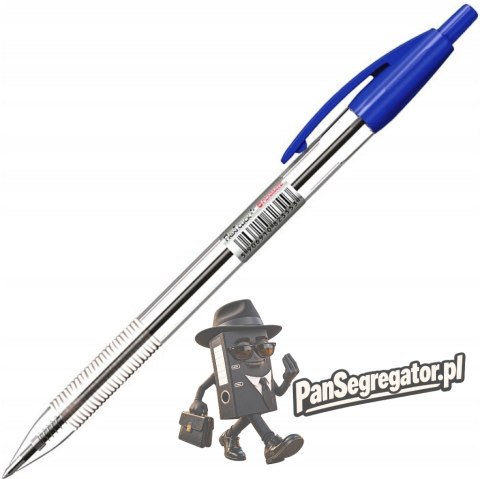 Długopis automatyczny FLEXI click niebieski 1.0mm TT7984 PENMATE