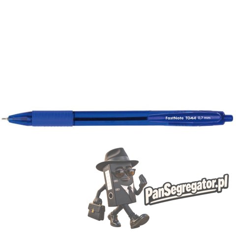 Długopis automatyczny niebieski 0,7mm TO-030 TOMA
