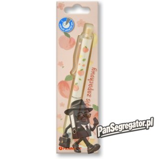 Długopis automatyczny zapachowy BRZOSKWINIA 0,5mm niebieski TT8948 PENMATE