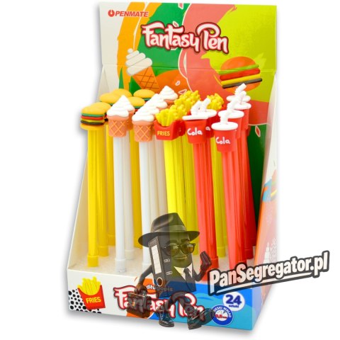Długopis fantazyjny FOOD 0,8mm niebieski TT8514 PENMATE