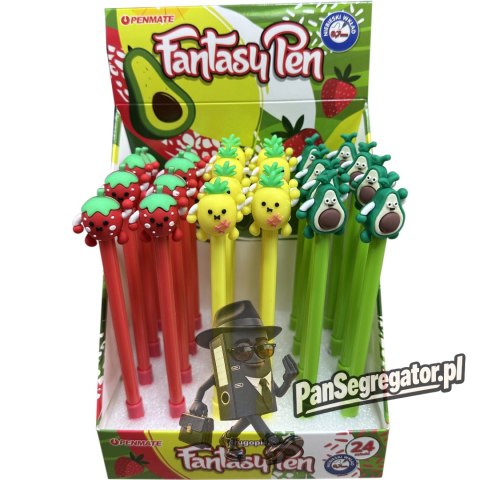 Długopis fantazyjny FRUIT 0,8mm niebieski TT8988 PENMATE