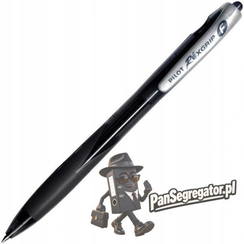 Długopis olejowy PILOT REXGRIP czarny PIBPRG-10R-B