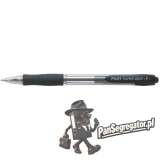 Długopis olejowy PILOT SUPER GRIP czarny PIBPGP-10R-B