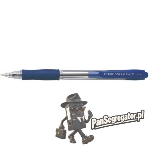 Długopis olejowy PILOT SUPER GRIP niebieski PIBPGP-10R-L