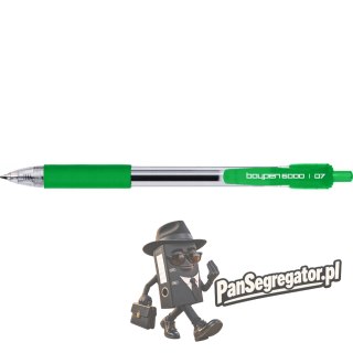 Długopis pstrykany BOY PEN-6000 zielony 443-003 RYSTOR