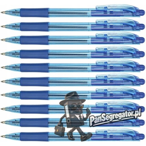 Długopis pstrykany WOW BK417 niebieski (10sztuk) PENTEL