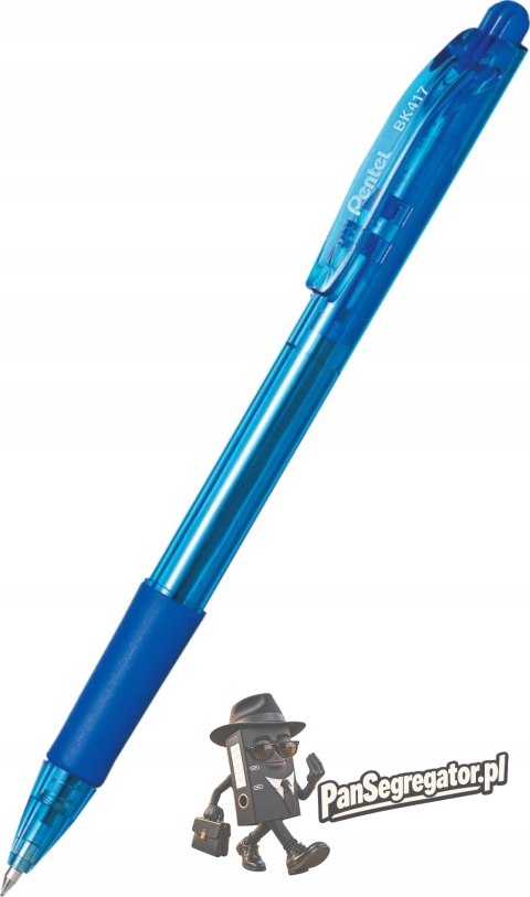 Długopis pstrykany WOW BK417 niebieski (10sztuk) PENTEL