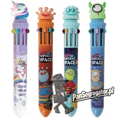 Długopis wielokolorowy MONSTER&UNICORN STRIGO SSC167
