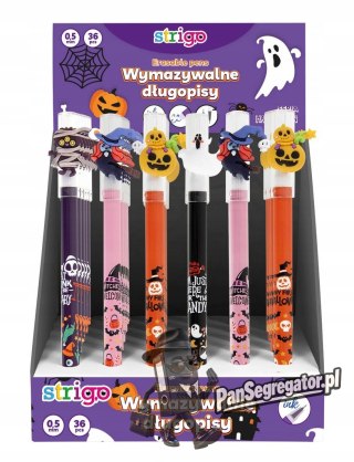 Długopis wymazywalny ze skuwką HALLOWEEN STRIGO