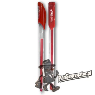 Długopis żelowy FLEXI GEL czerwony TT8502 PENMATE