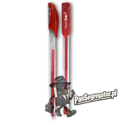Długopis żelowy FLEXI GEL czerwony TT8502 PENMATE