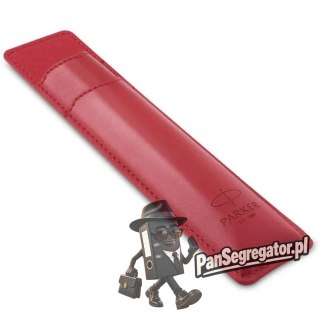 Etui skóropodobne PARKER pojedyncze na pióro lub długopis czerwone SLEEVE POUCH 2216949