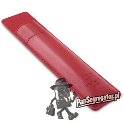 Etui skóropodobne PARKER pojedyncze na pióro lub długopis czerwone SLEEVE POUCH 2216949