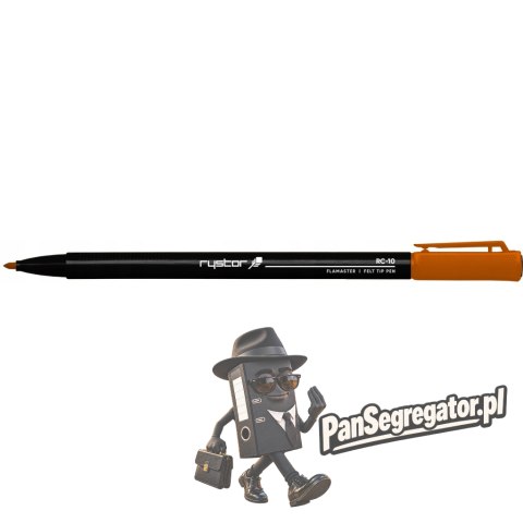 Flamaster RC-10/F 1mm pomarańczowy RYSTOR