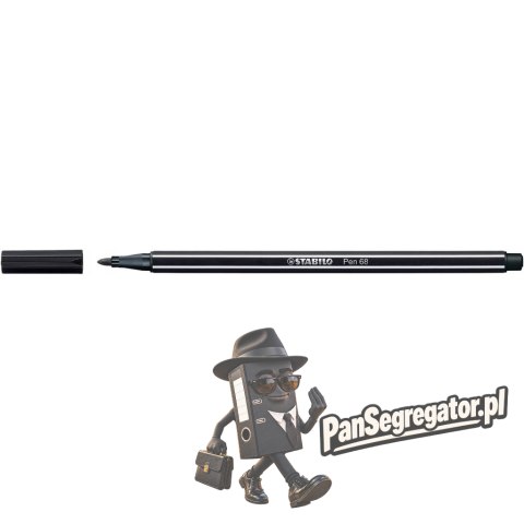 Flamaster STABILO PEN 68/46 czarny