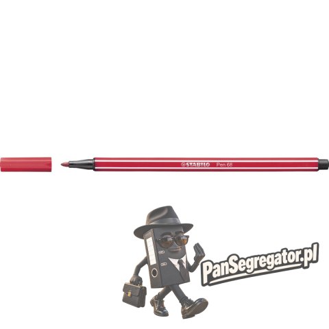 Flamaster STABILO PEN 68/50 ciemno czerwony