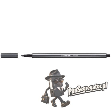 Flamaster STABILO PEN 68/97 zimny szary głęboki