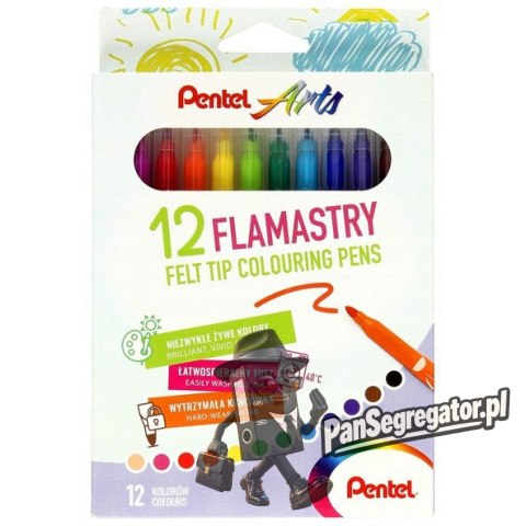 Flamastry Arts 12kol. SCS-12 PENTEL