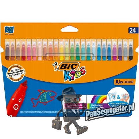 Flamastry BIC Kid Couleur 24 kolory 8418005