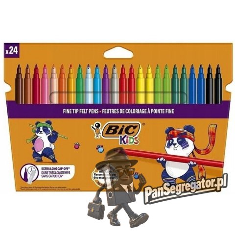 Flamastry BIC VISA KIDS 24 kolory 520046