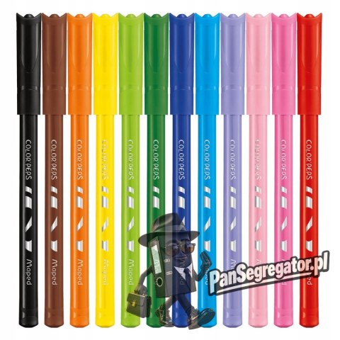 Flamastry COLORPEPS OCEAN 18 kolorów zip etui 845721 MAPED