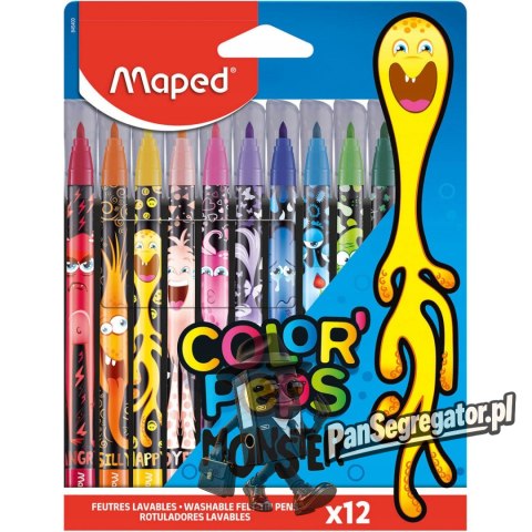 Flamastry Colorpeps monster 12 szt. 845400