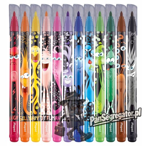 Flamastry Colorpeps monster 12 szt. 845400