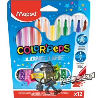 Flamastry MAPED COLORPEPS 12kolorów 845020