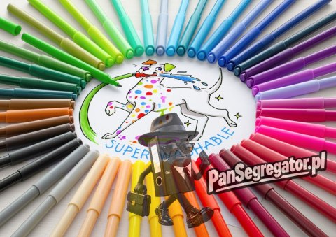 Flamastry ZAMEK 12 kolorów opakowanie kartonowe 554201 FABER-CASTELL