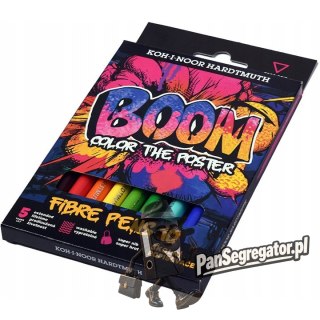 Flamastry szkolne 10 kolorów w kartoniku BOOM 771022AJ07KS KOH-I-NOOR