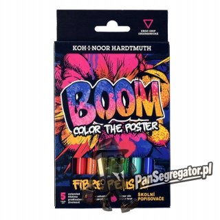 Flamastry szkolne 10 kolorów w kartoniku BOOM 771022AJ07KS KOH-I-NOOR