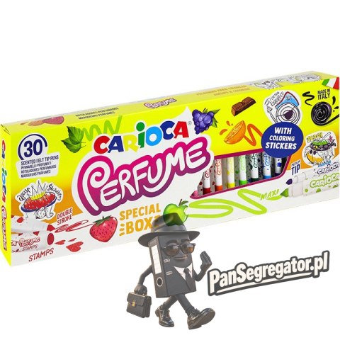 Flamastry zapachowe CARIOCA Perfume Special 30szt + naklejki (43530) 160-2348
