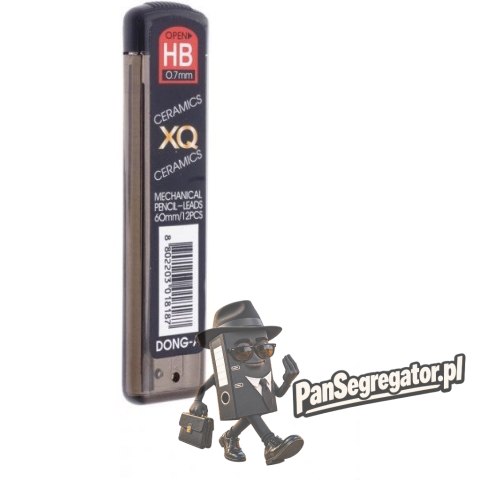 Grafity do ołówka automatycznego XQ 0.7mm HB DONG-A