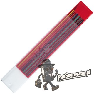 Grafity do ołówków mechanicznych 2mm 6 kolorów COLORAMA 4301 KOH-I-NOOR