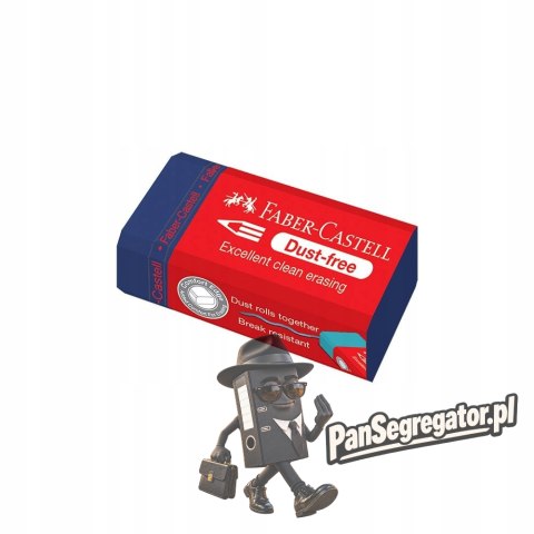Gumka DUST FREE mix kolorów pastelowych 187221 FC FABER CASTELL
