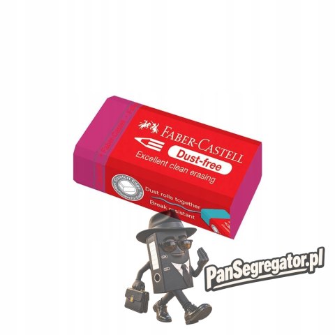 Gumka DUST FREE mix kolorów pastelowych 187221 FC FABER CASTELL
