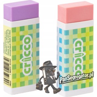 Gumka do ścierania pastelowa CRICCO pvc-free CR222