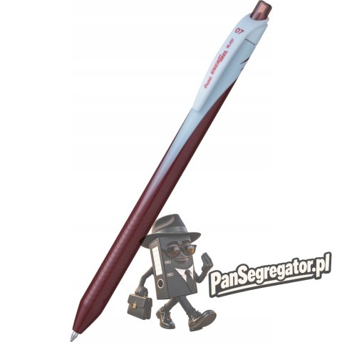 Pióro kulkowe EnerGel 0,7mm BL437 -E brązowe PENTEL