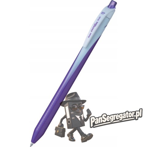 Pióro kulkowe EnerGel 0,7mm BL437-V fioletowe PENTEL