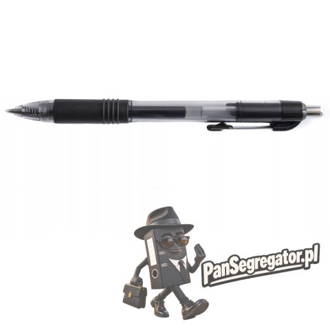 Pióro żelowe automatyczne 806 czarne 166001 D.RECT