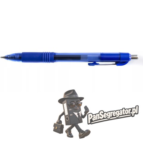 Pióro żelowe automatyczne 806 niebieskie 166003 D.RECT