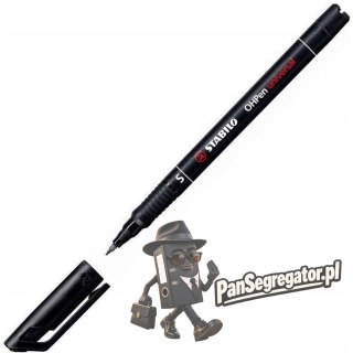 Foliopis STABILO OHPen S niezmywalny 0.4mm czarny 841/46