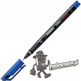 Foliopis STABILO OHPen S niezmywalny 0.4mm niebieski 841/41