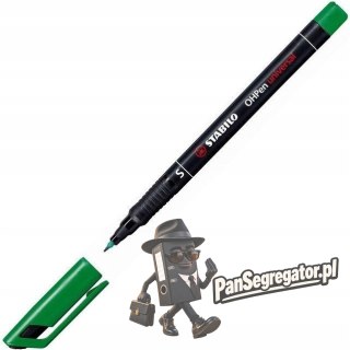 Foliopis STABILO OHPen S niezmywalny 0.4mm zielony 841/36