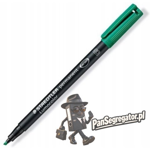 Foliopis permanentny B 314 zielony STAEDTLER LUMOCOLOR S314-5