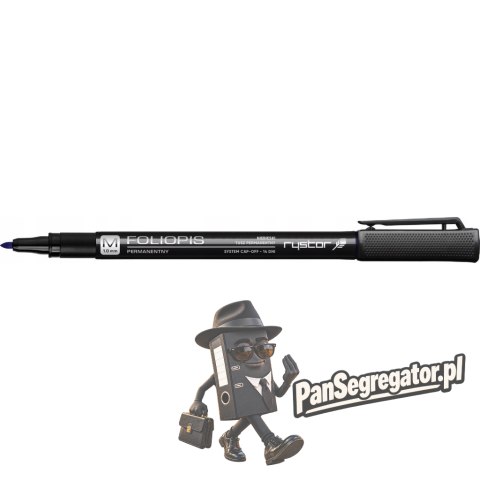 Foliopis permanentny RYSTOR 1mm FM10/C niebieski 438-002