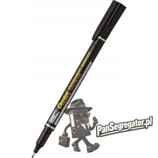 Foliopis wodoodporny czarny NF450-A 0,6-1mm do pisania na różnych powierzchniach PENTEL