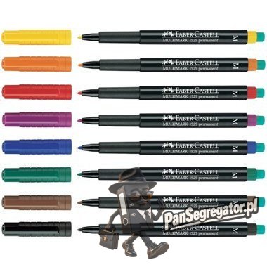 Foliopis z gumką OHP MULTIMARK F 0.6mm niebieski 151351 FABER-CASTELL